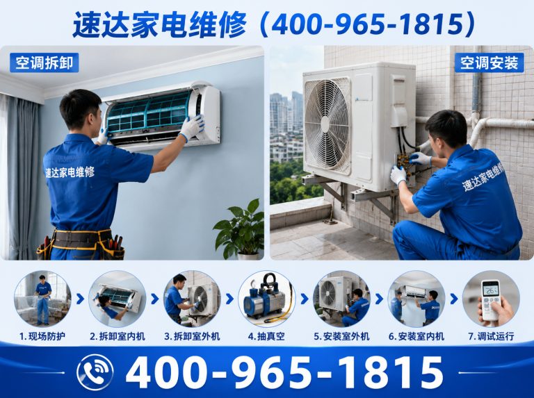 定州空调拆装展示图